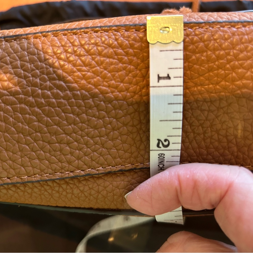 Rebecca Minkoff Darren Top Zip Small Leather Adjustable Crossbody - Picture 7 of 8